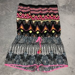 NWOT All Over Print Romper
